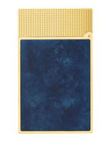 S.T. Dupont Popoté Line 2 "Perfect Ping" — Blue/Yellow Gold Back
