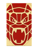 S.T. Dupont x Orlinski Line 2 "Perfect Ping" — Red/Yellow Gold Back