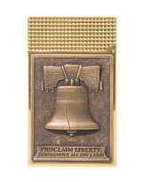 S.T. Dupont 250th Anniversary Haute Création Line 2 Lighter — Gold Bronze (Declaration of Independence), Back Closed