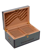 Elie Bleu USA 250th Celebration Humidor — 125 Cigars, Top Open