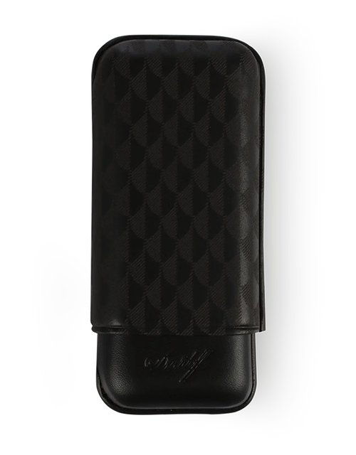 Davidoff R-2 Cigar Case Leather Curing Black