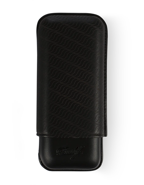 Davidoff R-2 Cigar Case Leather Enjoy Black