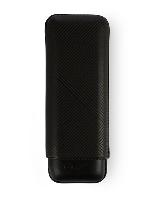 Davidoff XL-2 Cigar Case Leather Leaf Black
