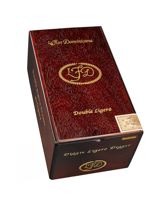 La Flor Dominicana LFD Double Ligero Digger Maduro Box Closed