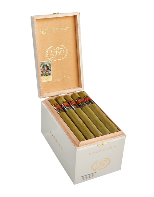 La Flor Dominicana LFD Double Claro No 48 Box Open