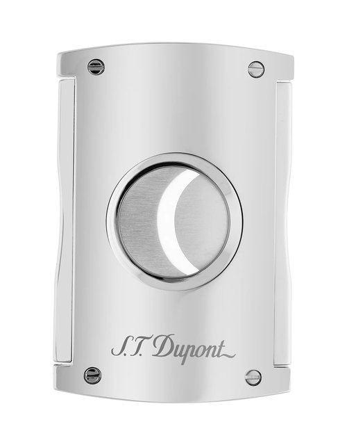 S.T. Dupont Maxijet Cigar Cutter Chrome / Grey Closed