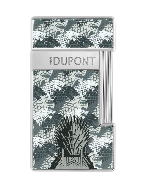 S.T. Dupont Game of Thrones Stark Slimmy in Chrome Face