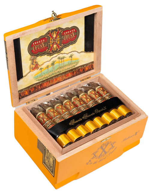 Fuente Fuente Opus X OXO Oro Oscuro Belicoso XXX Box Open