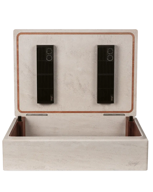Davidoff Monolith Humidor Top Open Facing with Hygrometers