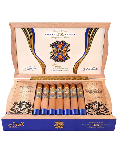Fuente Fuente Opus X 20th Anniversary Father  Son Box Open