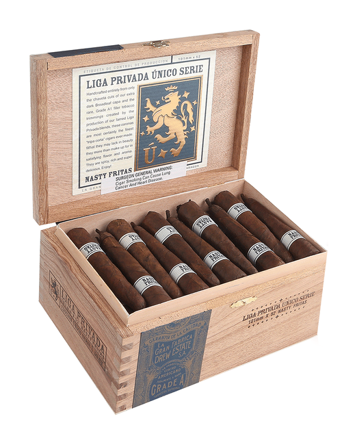 Drew Estate Liga Privada Unico Nasty Fritas Box of 25 Open