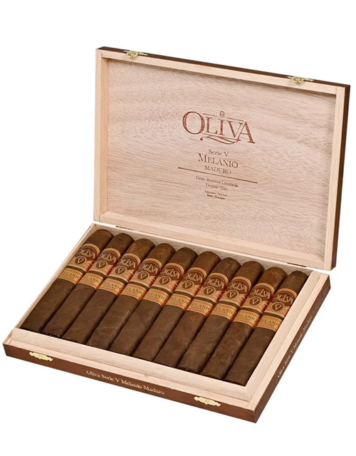 Oliva Serie V Melanio Maduro Double Toro Box Open