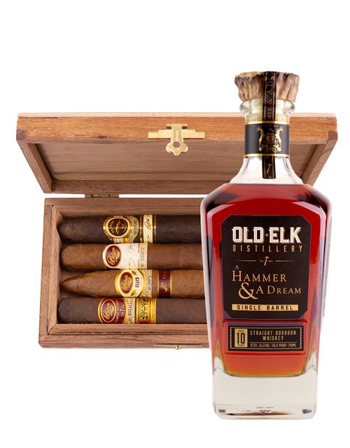 Padron Rare Finds "A Hammer & A Dream" Experience Bundle Cigar Sampler & Bourbon