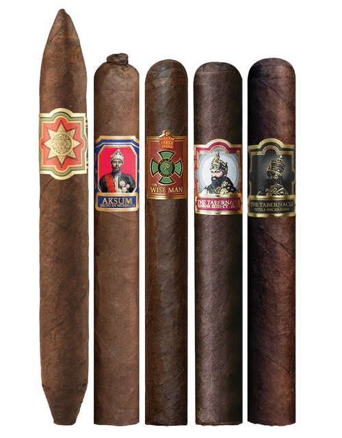 Tour of Foundation 15-Cigar Sampler featuring select Aksum, Knight Commander and The Tabernacle Cigars