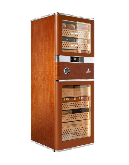 Raching RR880 Cigar Humidor Cabinet Trinidad Brown Front View