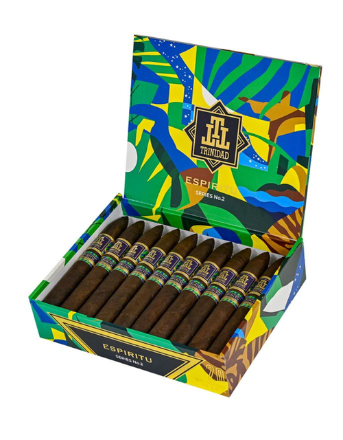 Trinidad Espiritu Series No. 2 Belicoso Box Open