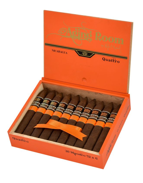 Aging Room Quattro Nicaragua Maestro 20 Box Open