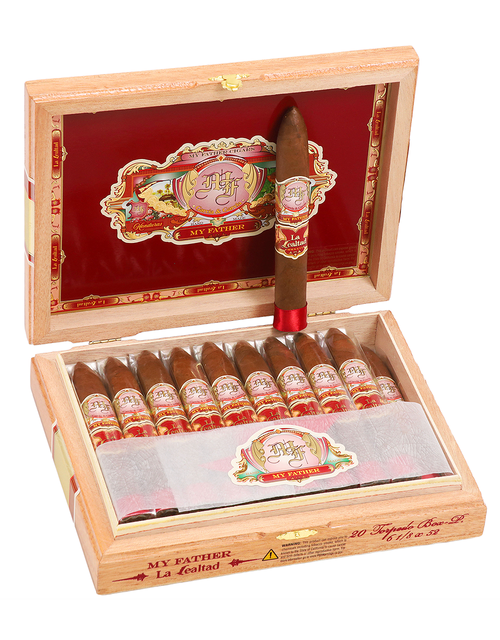 My Father La Lealtad Torpedo Box-Pressed Box Open