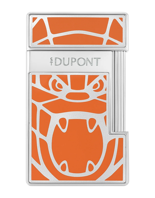 S.T. Dupont x Orlinski Slimmy Lighter — Orange Face