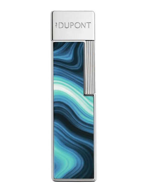 S.T. Dupont Geode Twiggy — Blue/Chrome Face