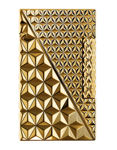 S.T. Dupont Line 2 Double Fire X — Yellow Gold Face