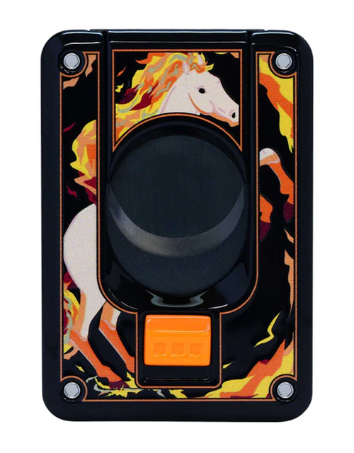 Elie Bleu Fire Horse C-4 Cigar Cutter Front