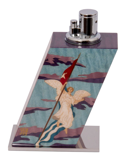 Elie Bleu Casa Cubana "Palacio de la Revolución" Table Lighter, Face