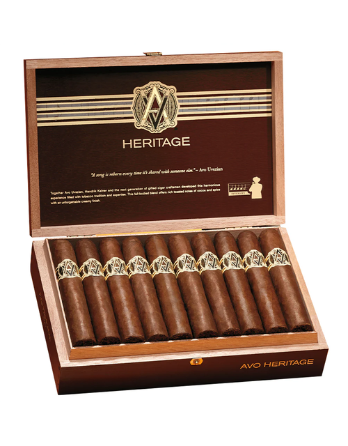 AVO Heritage Short Robusto Box Open