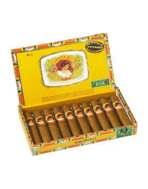 Cuesta-Rey Centenario Natural Robusto #7 Box Open
