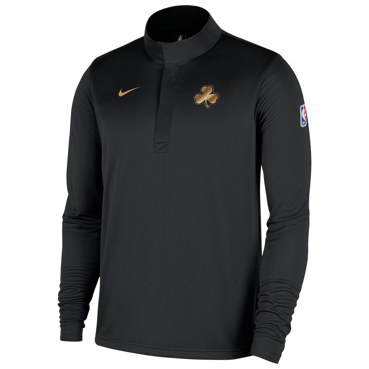 Celtics Nike 2025-26 City Edition Half-Zip Long Sleeve Top