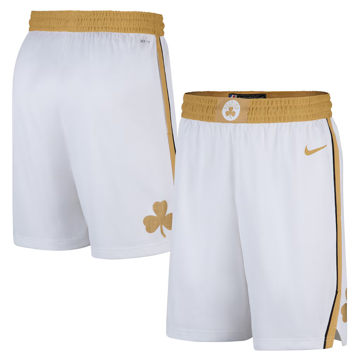 Celtics Nike 2025 City Edition Swingman White Shorts