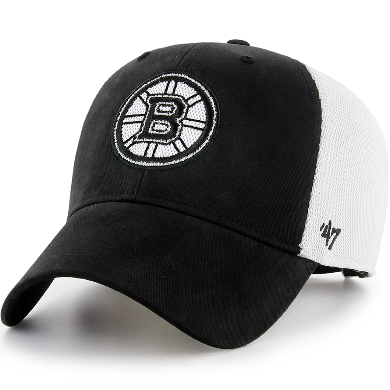 all black bruins hat