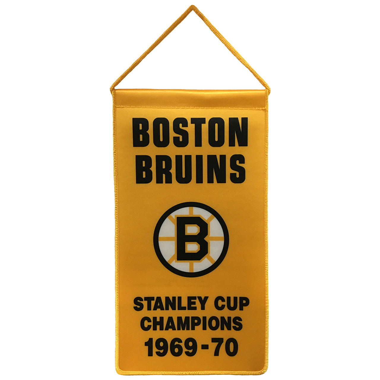 Boston Bruins Stanley Cup History Premium Felt Commemorative Banner -  Wincraft