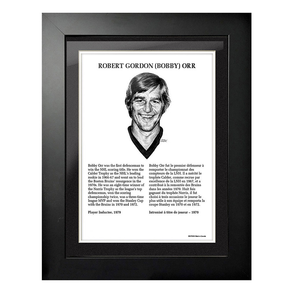 Bobby Orr Hockey Hall of Fame 12x16 Frame Boston Pro Shop