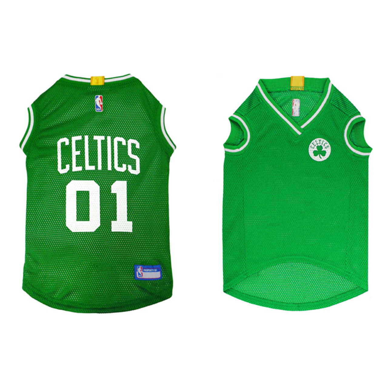 Boston Celtics Mesh Basketball Dog Jersey