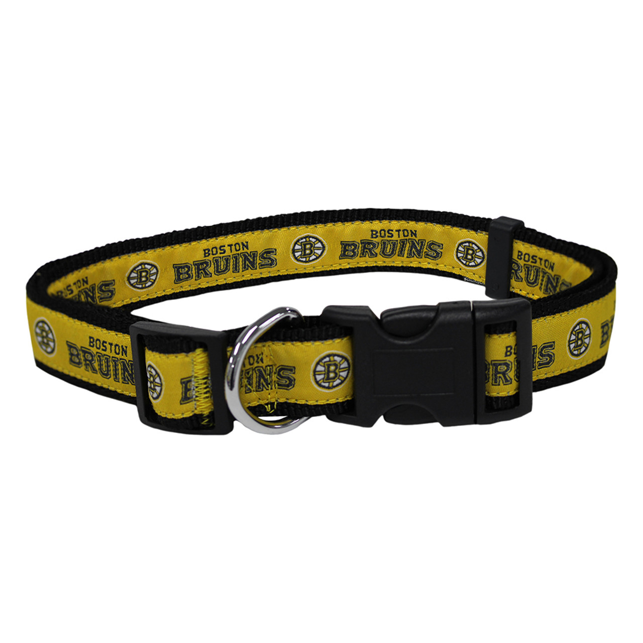 Bruins Nylon Web Dog Collar