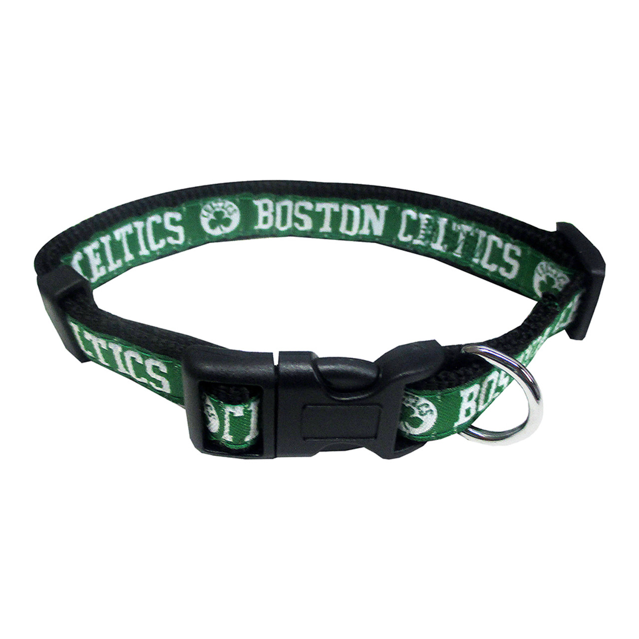 Celtics Nylon Web Dog Collar