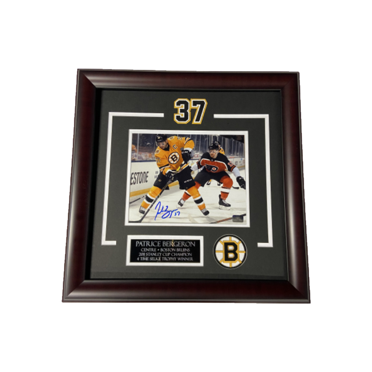Boston Bruins - Patrice Bergeron Authentic Reverse Retro NHL Jersey