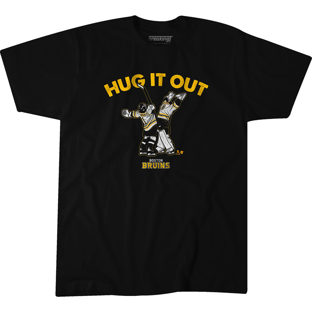 Men's Fanatics Branded Oatmeal Boston Bruins Bridge The Gap Ringer T-Shirt