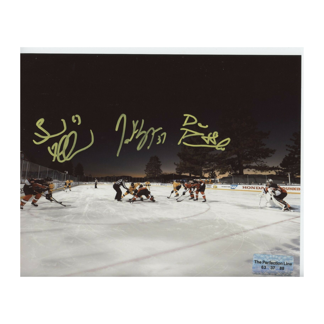 Patrice Bergeron Signed / Autographed Lake Tahoe 8x10 Frame
