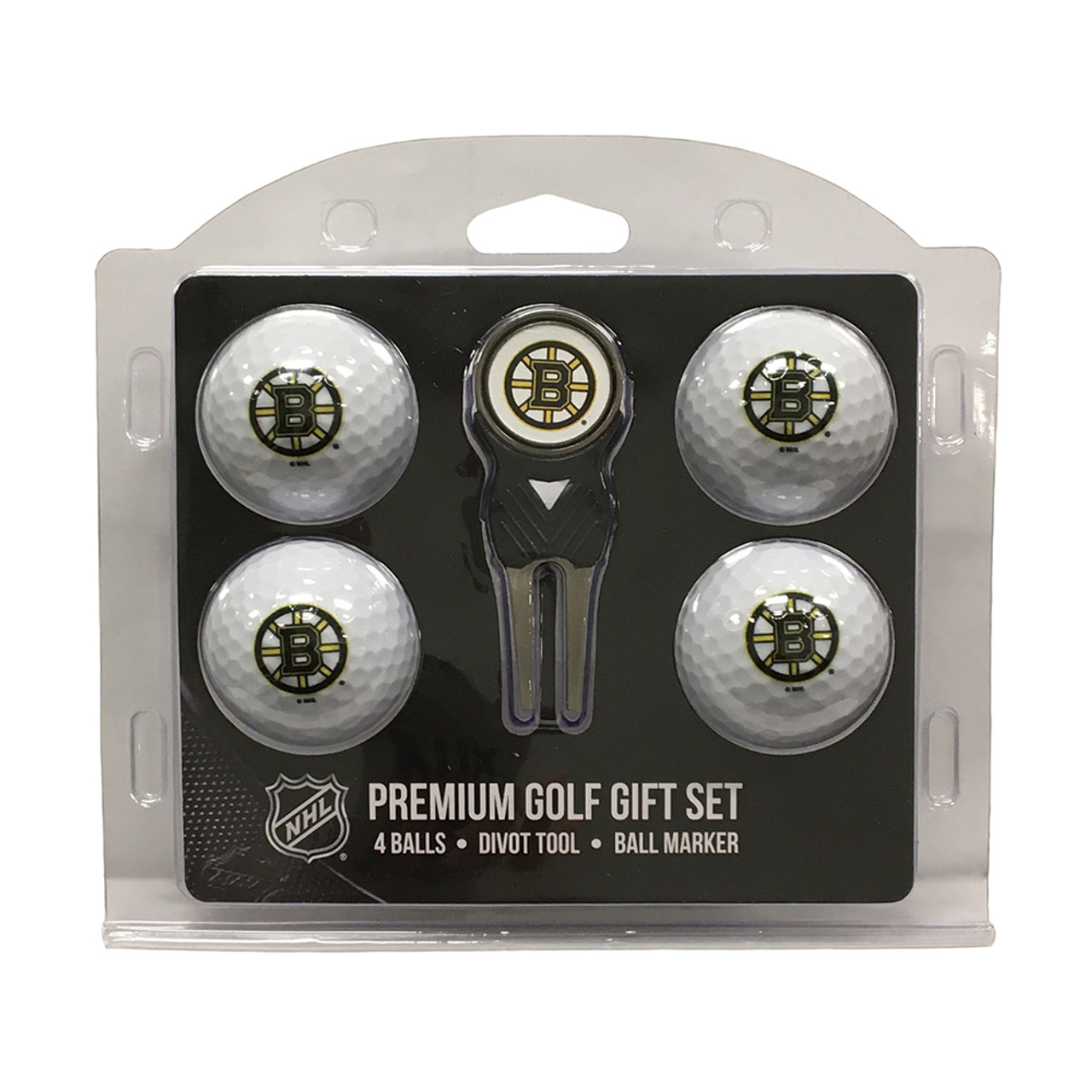 Bruins 4pk Golf Ball Gift Set