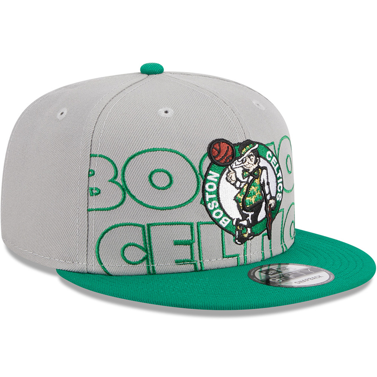 Celtics 2023 NBA Draft 9FIFTY SnapBack Gray Cap | Boston Pro Shop