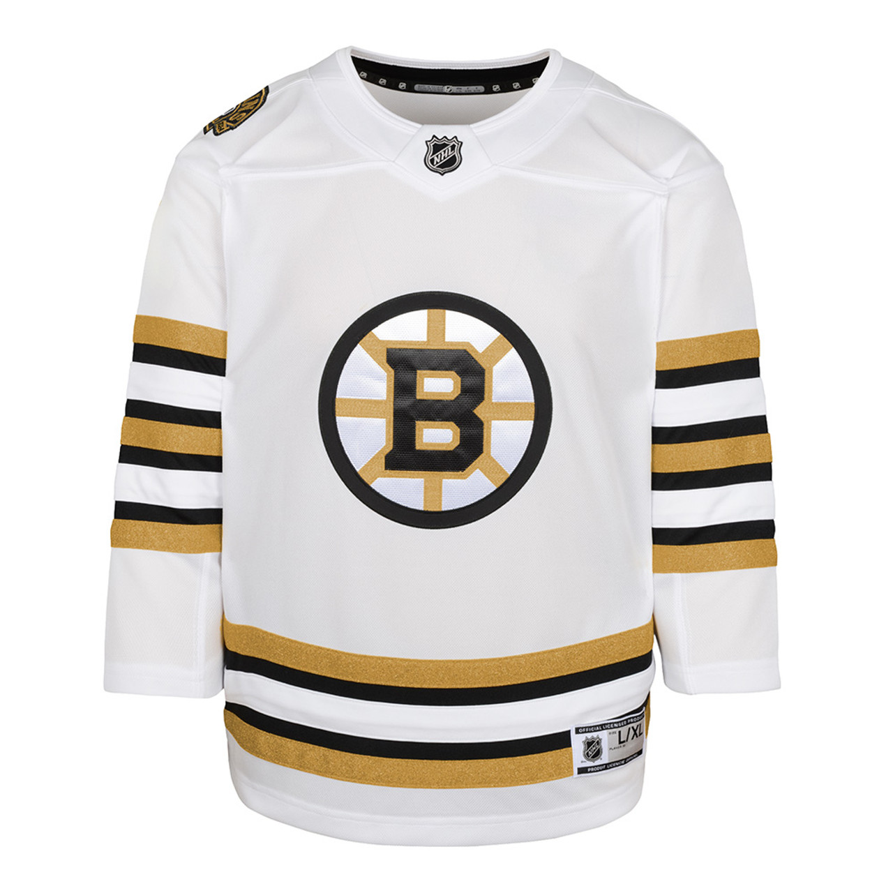Bruins Adidas Centennial Primegreen Blank Away Jersey
