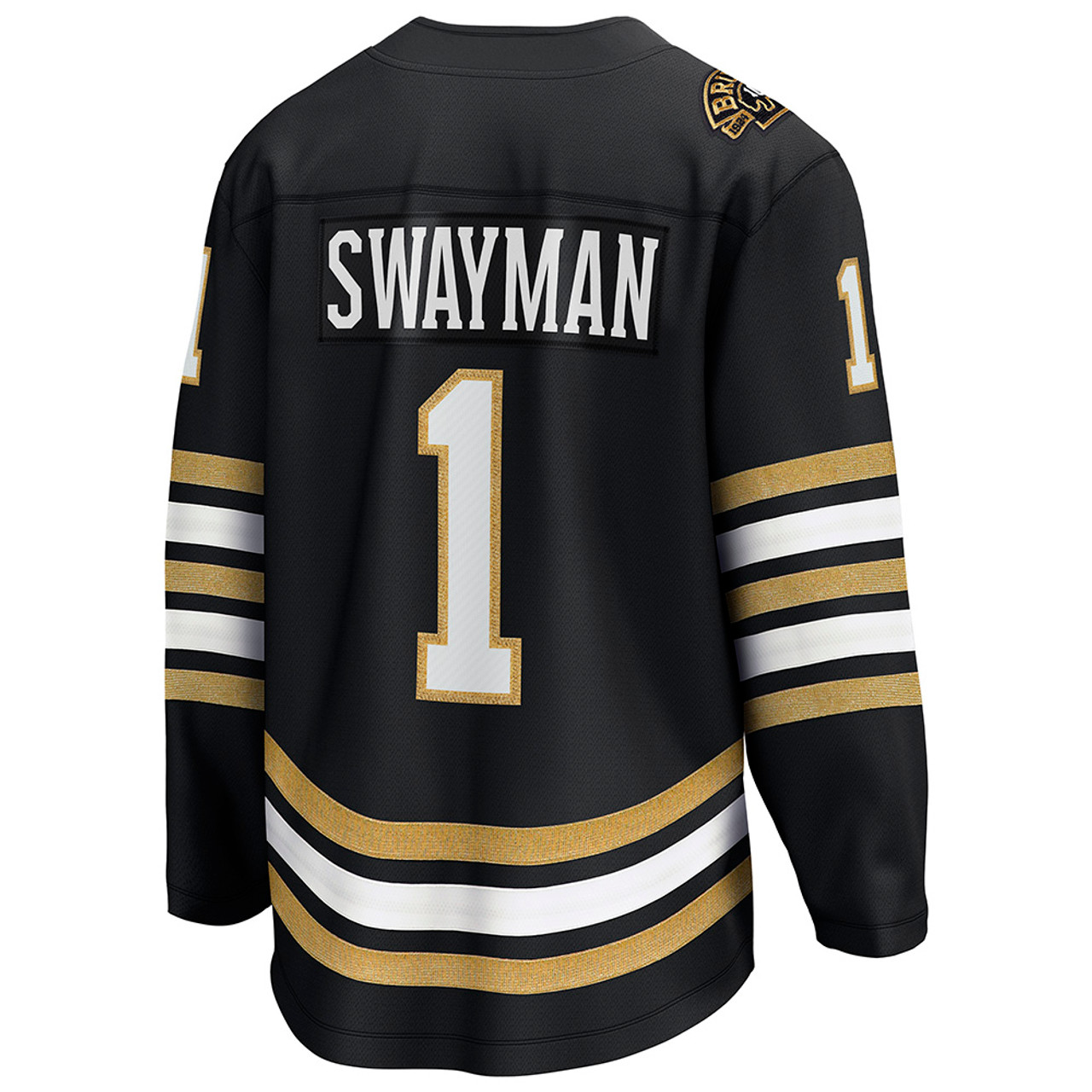 Swayman Centennial Fanatics Breakaway Third Jersey (XL) | Boston ProShop