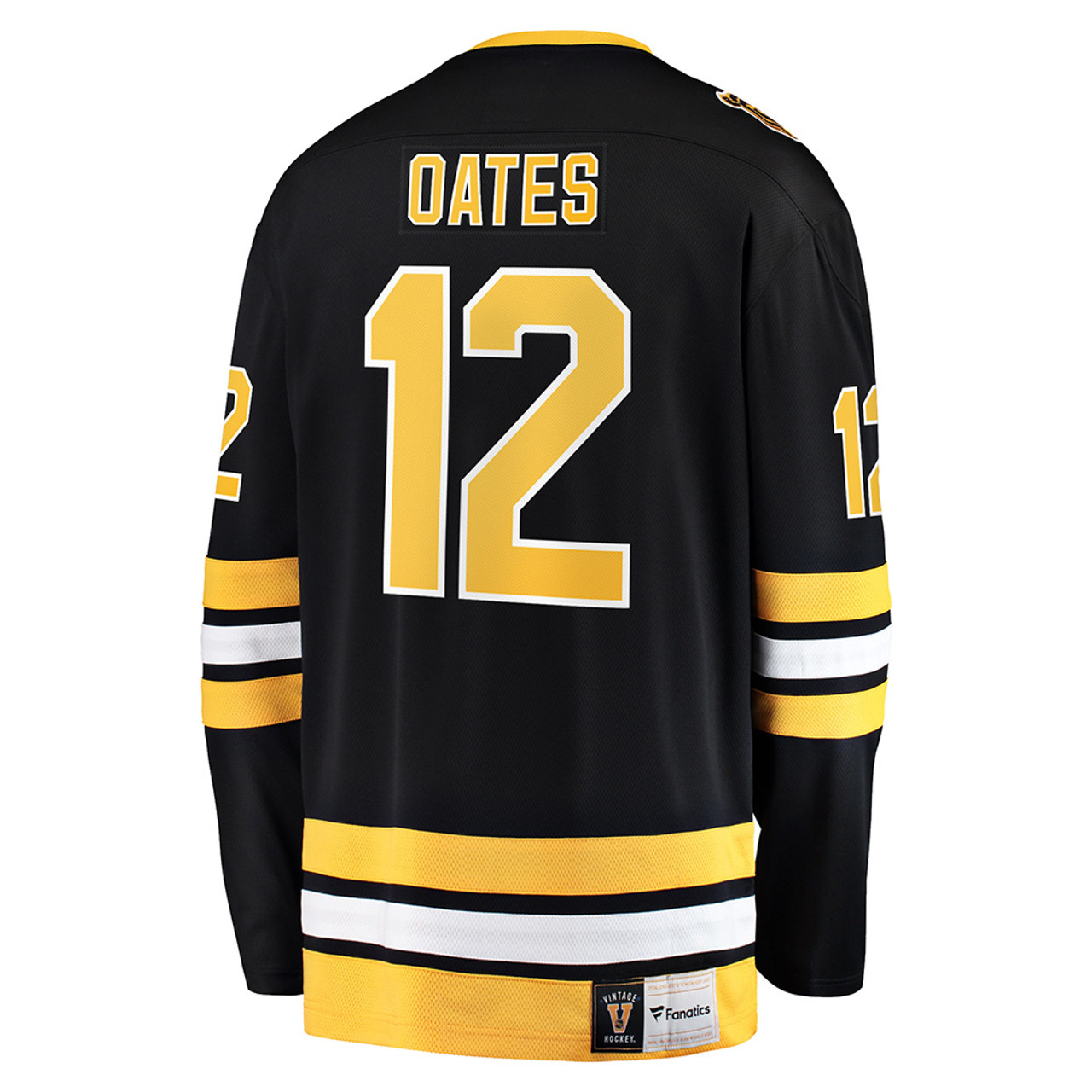 Men's Fanatics Branded Adam Oates Black Boston Bruins Premier Breakaway Retired Player Jersey