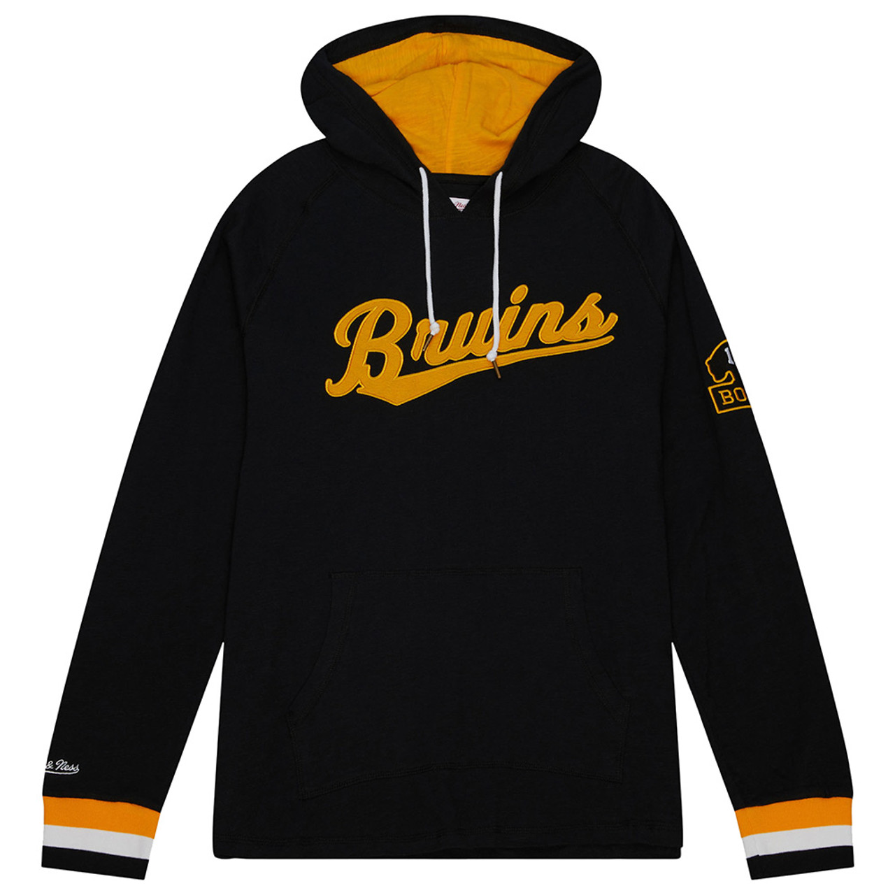 Boston Bruins Women's Jersey Pullover Hoodie - Black