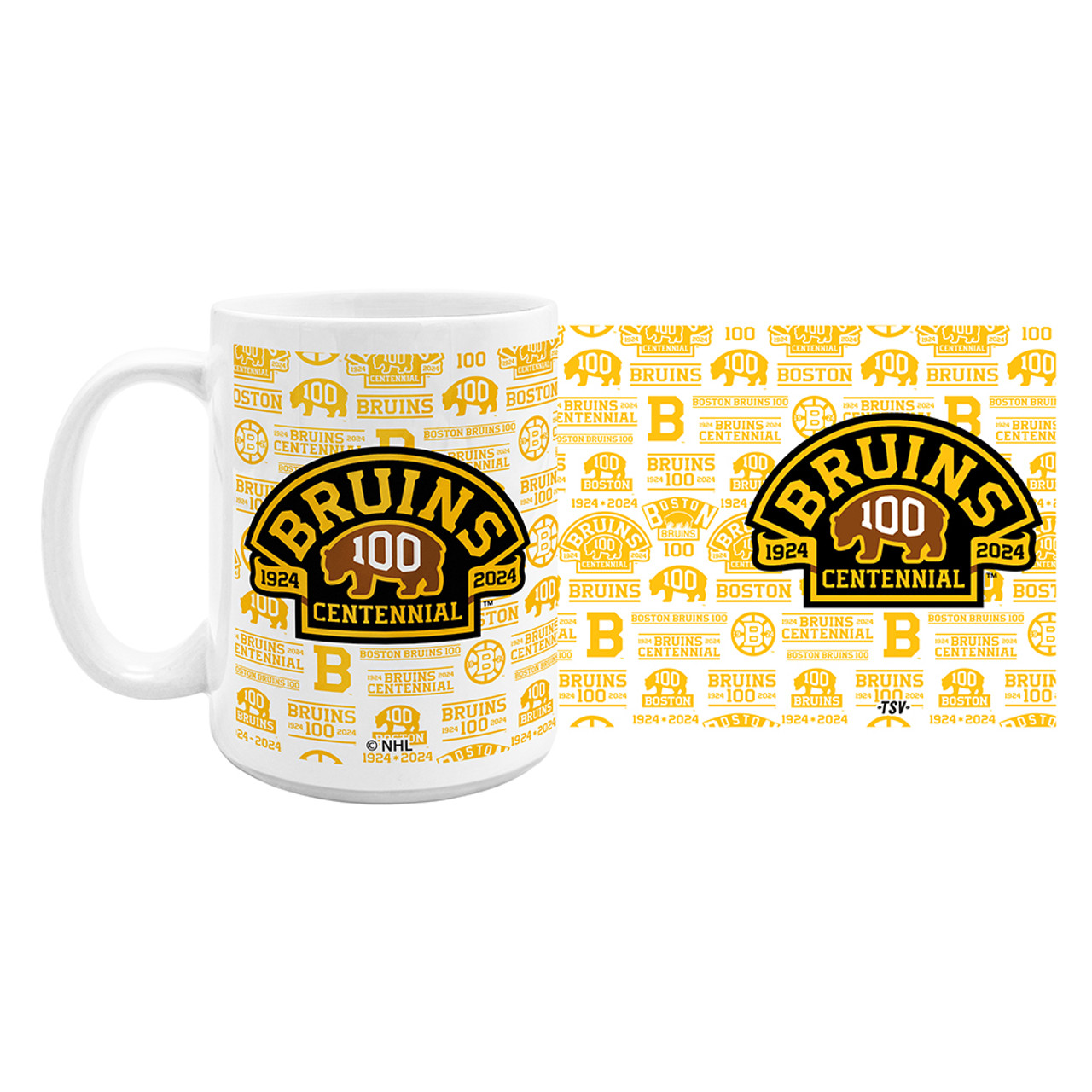 Bruins Centennial Mug Warmer Set