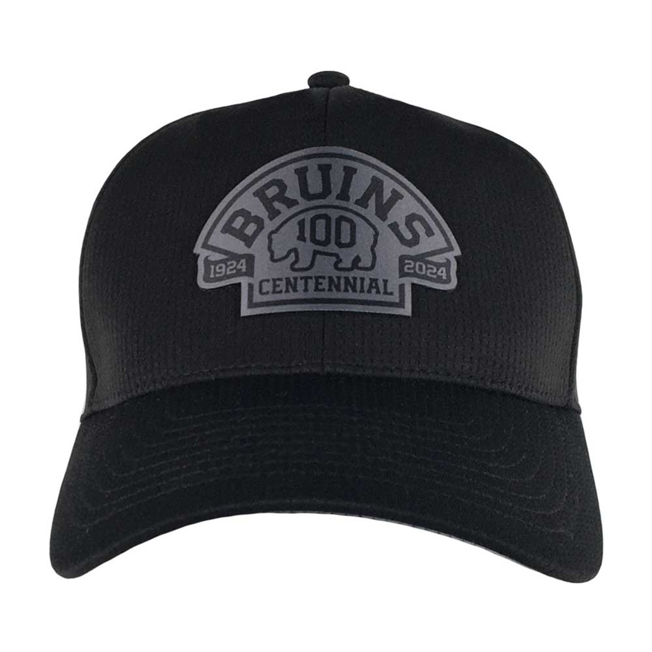 Boston Bruins MONOCHROME XL-LOGO Grey-Black Fitted Hat