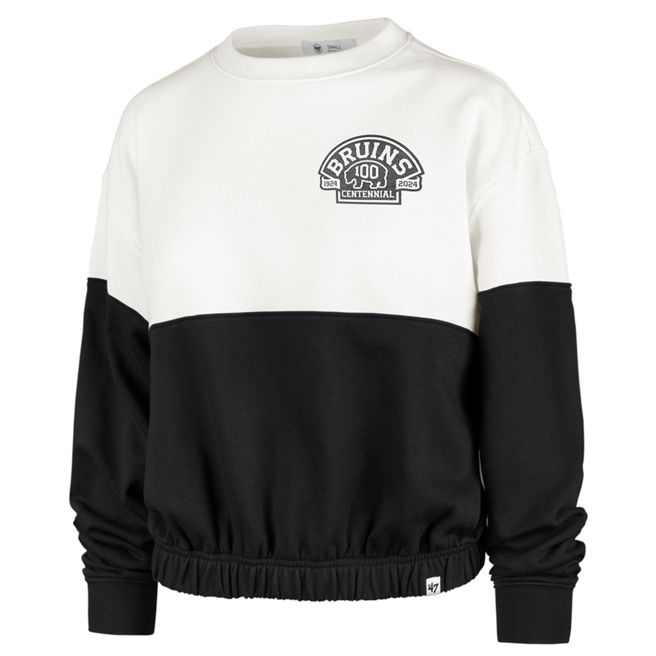 Bruins '47 Centennial Core White Pullover Hood (L) | Boston ProShop