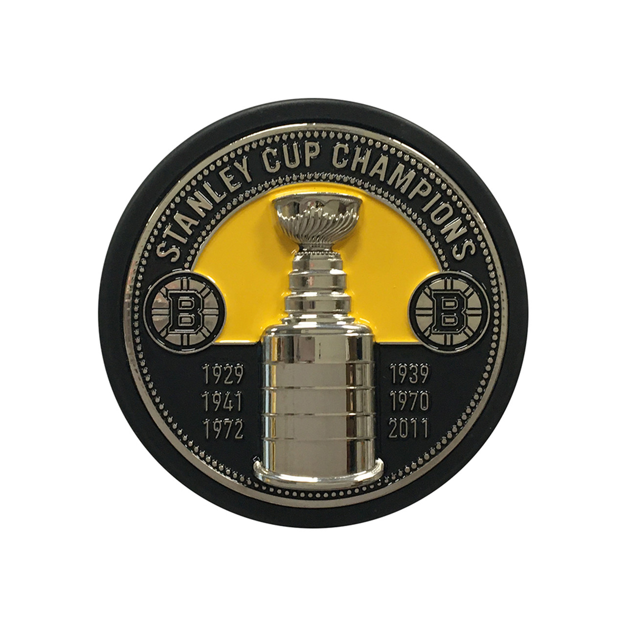 Boston Bruins 6x Stanley Cup Champions 12x6 Metal License Plate